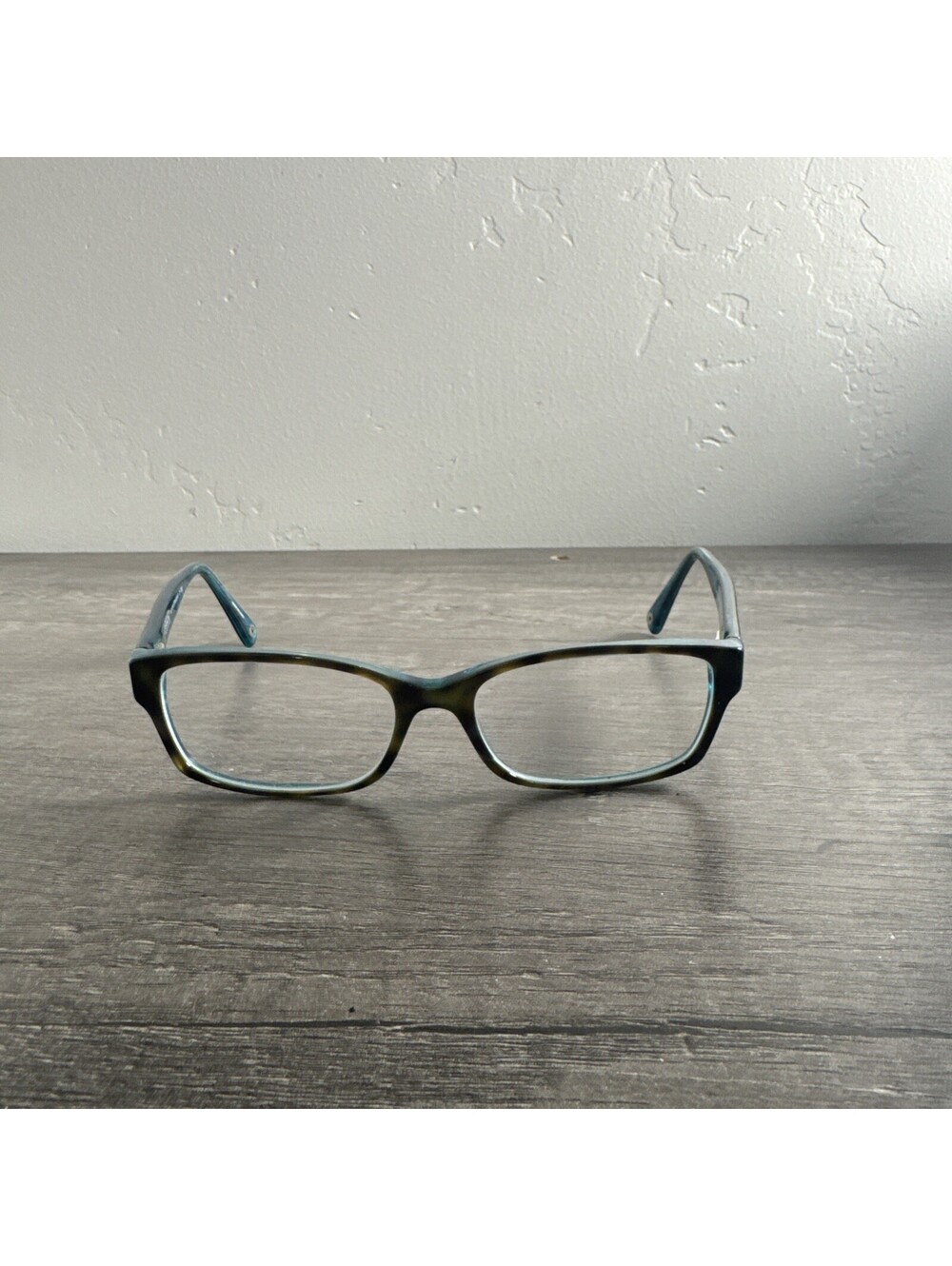 Coach Eyeglasses HC 6040 Brooklyn 5116 Dark Tortoise Teal FRAMES ONLY 50 16 135